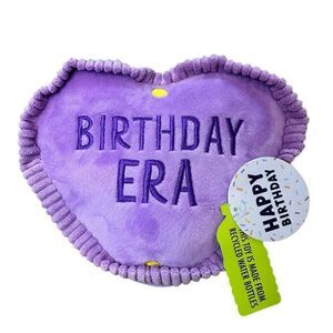 BIRTHDAY ERA Dog Toy NWT Taylor Swift Tour Purple Cake Squeaky Crinkle Gift